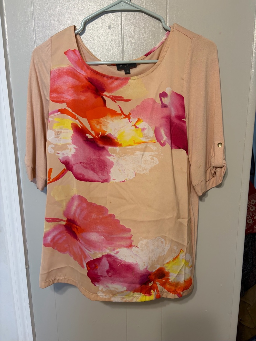 Y2K Floral Print Women's Blouse - Lightweight Short Sleeve Top